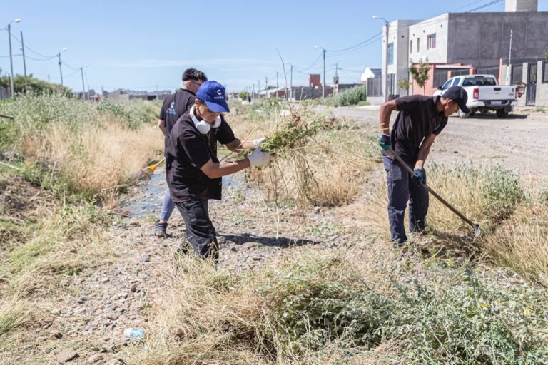 Vecinos denuncian que el pluvial de Km 8 es usado como basural