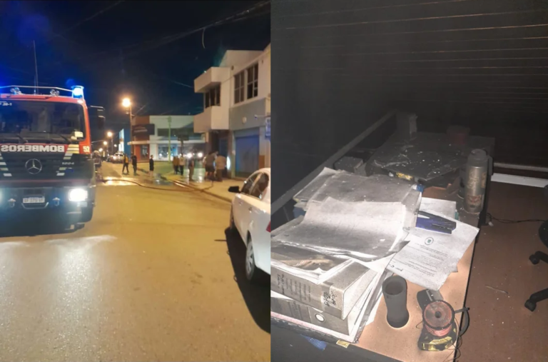 Incendio en las oficinas de Municipalidad: habría sido por un cortocircuito