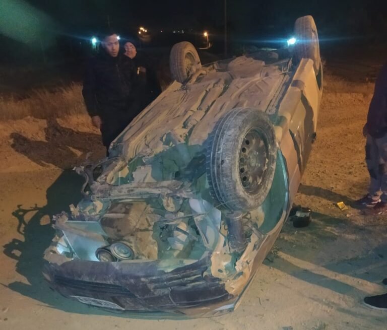 Vuelco en Av. 10 de noviembre