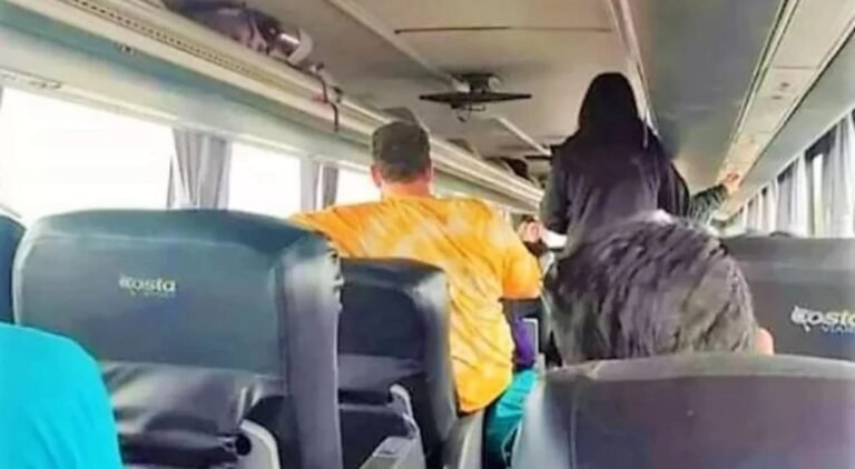Se llevaron preso al chofer y los pasajeros de un colectivo quedaron varados