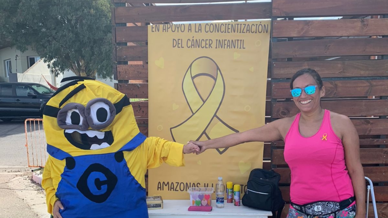 Padres de niños con cáncer organizaron una campaña de concientización