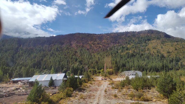Contienen incendio en cercanías de Epuyén: afectó a unas 214 hectáreas de vegetación