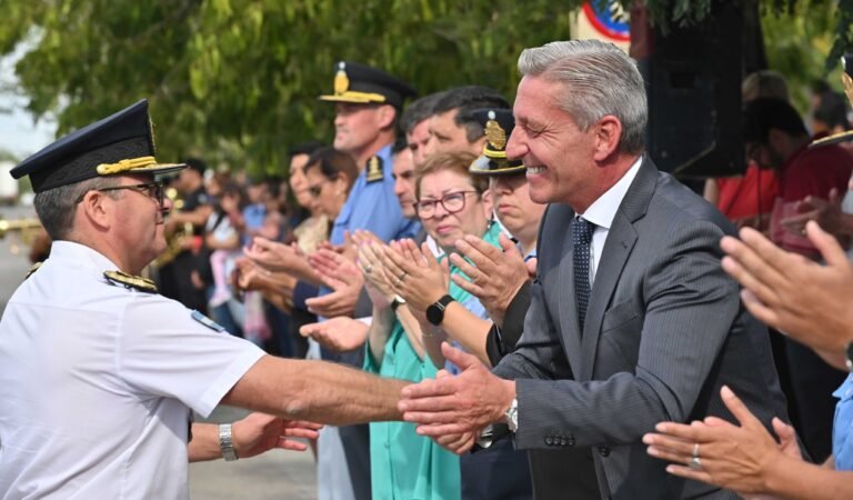 Arcioni destacó la fuerte inversión en seguridad “esto marca la Policía que queremos y nos merecemos”