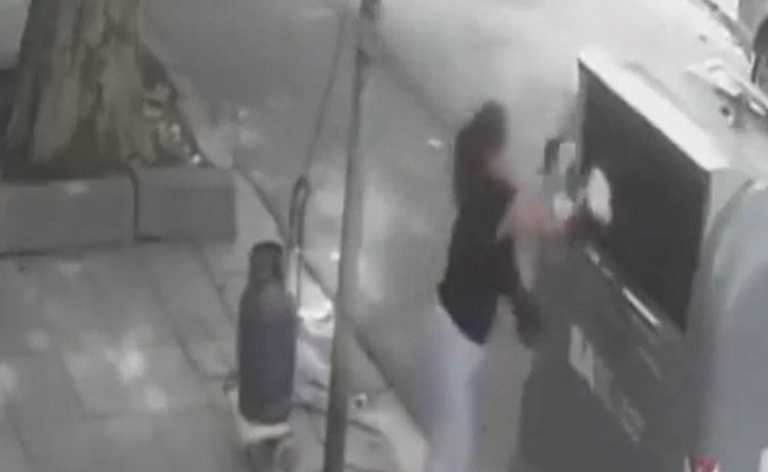 Tiró a una perrita a un basural y todo quedó registrado en cámaras