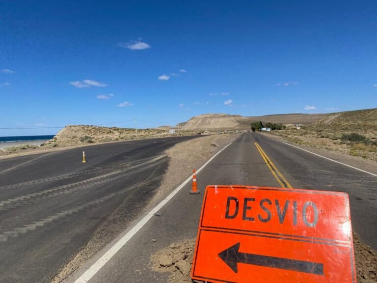 Habilitaron desvío en Ramón Santos por avance de la autovia Rada Tilly – Caleta Olivia