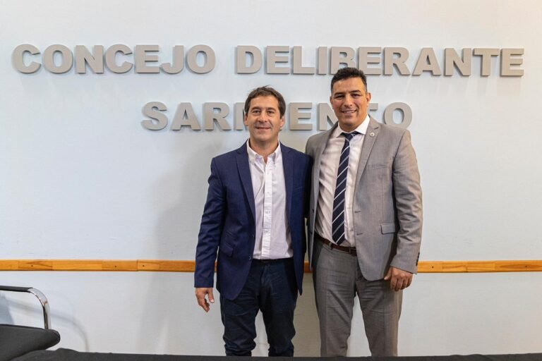 Luque acompañó a Balochi en la Apertura de Sesiones en Sarmiento