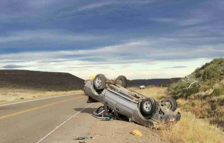 Una camioneta volcó en la Ruta 26: hubo un herido