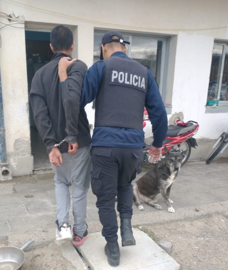 Detuvieron a un hombre con un arma de fuego y a su pareja con un cuchillo