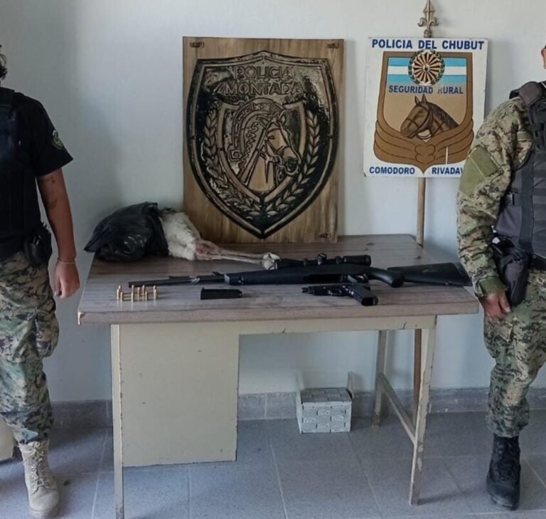 Secuestran armas de fuego y municiones a cazador furtivo