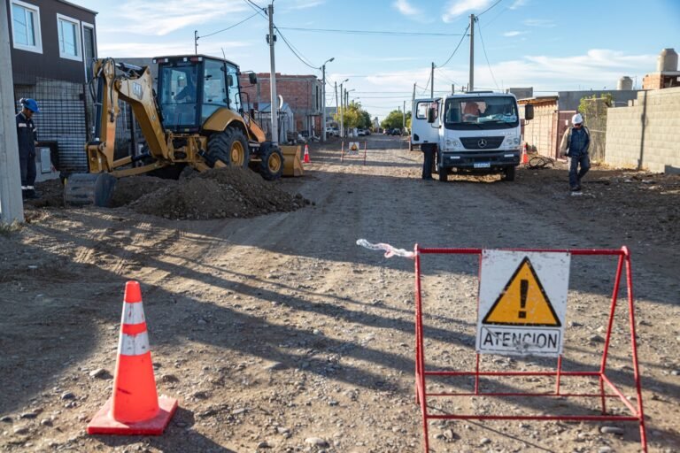 Avanza la obra de extensión de red de gas en Próspero Palazzo