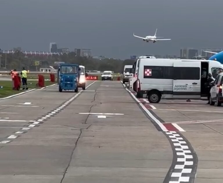 Un avión maniobró de urgencia para evitar una tragedia