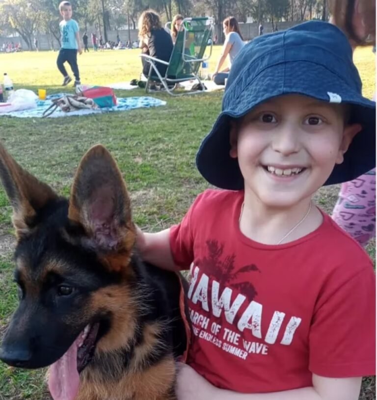 Dante amaba los animales, murió de cáncer y sus papás cumplieron su sueño