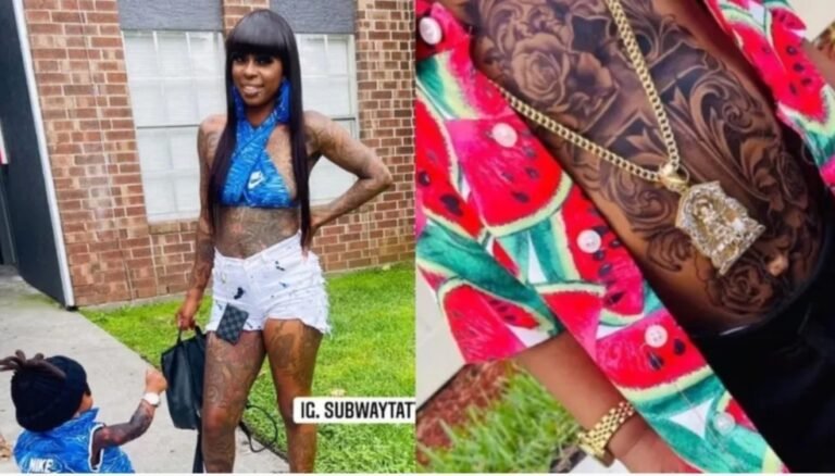 Repudio y polémica por una madre que tatúa a su hijo desde que era bebé: “A él le encantan”