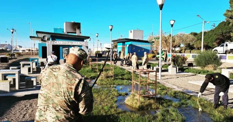 Jornada de limpieza en la zona de la Costanera