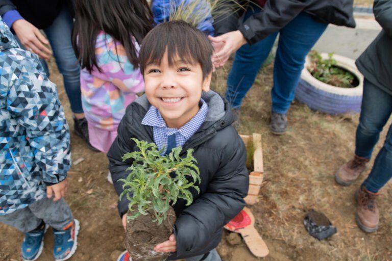 Rada Tilly promueve la plantación de nativas en las escuelas