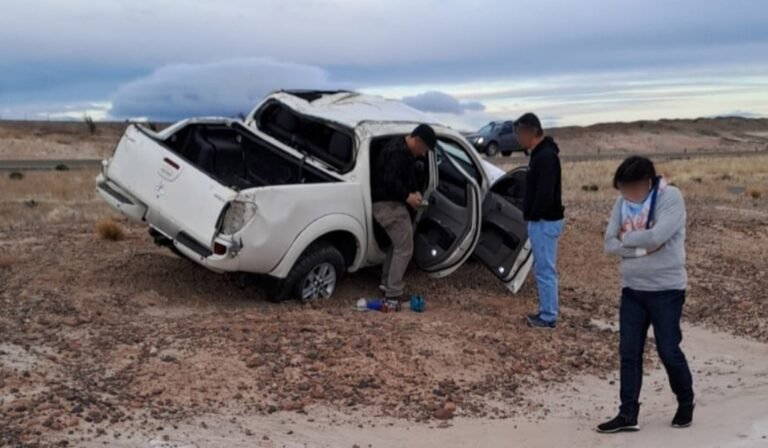 Violento vuelco entre Sarmiento y Comodoro