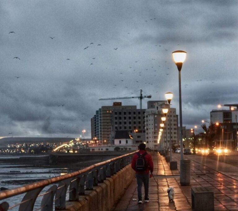 Descenso de la temperatura, lluvia y viento