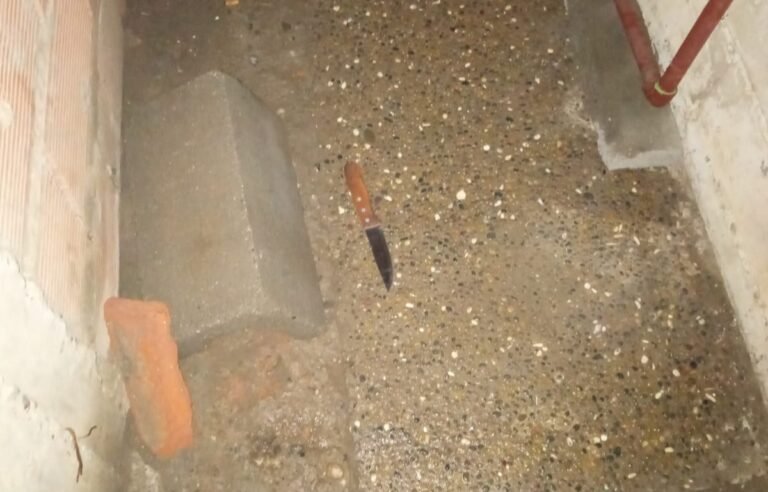 Borracho amenazó de muerte a su hermana con un cuchillo