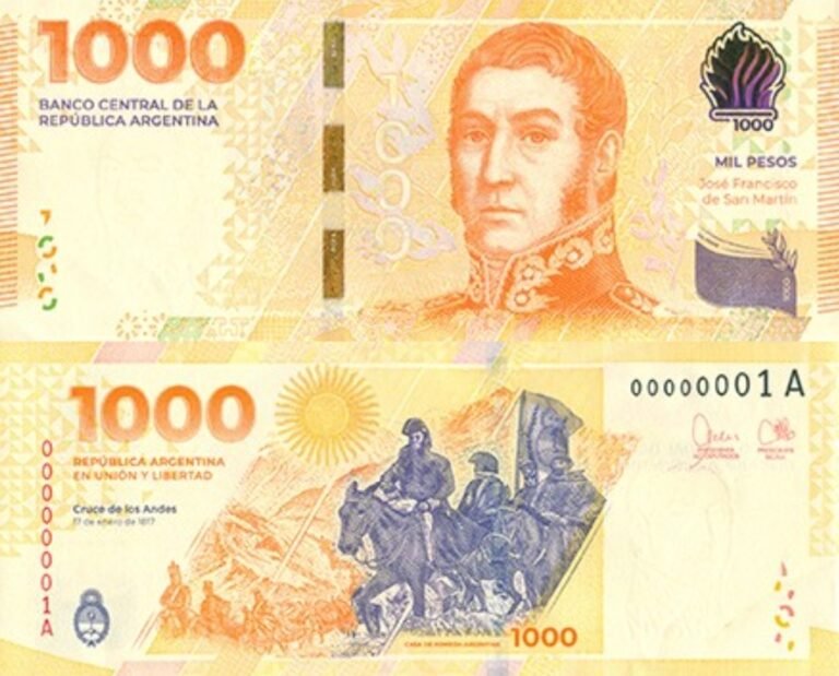 San Martín vuelve a los billetes: el Banco Central confirmó su imagen en los de 1.000 pesos