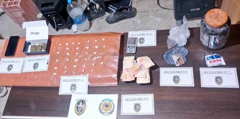 Por una denuncia anónima desbaratan banda que se dedicaba al narcomenudeo