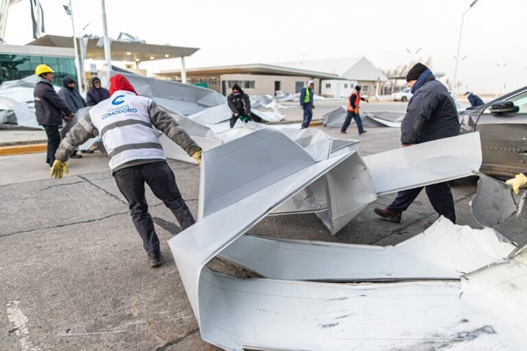 Comenzarán con la entrega de materiales para las viviendas afectadas por el temporal de viento