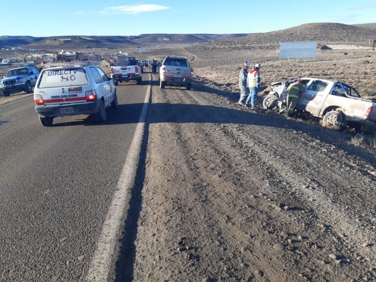 Choque entre dos camionetas en Ruta 26