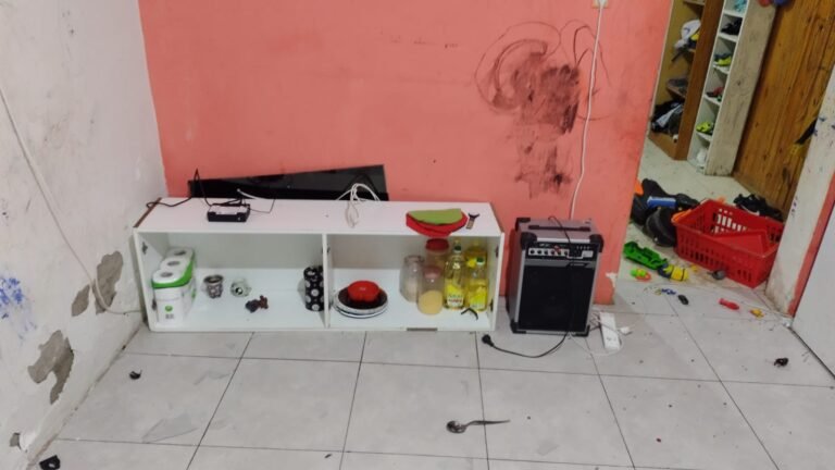 Destrozó la vivienda de su novia y la amenazó de muerte