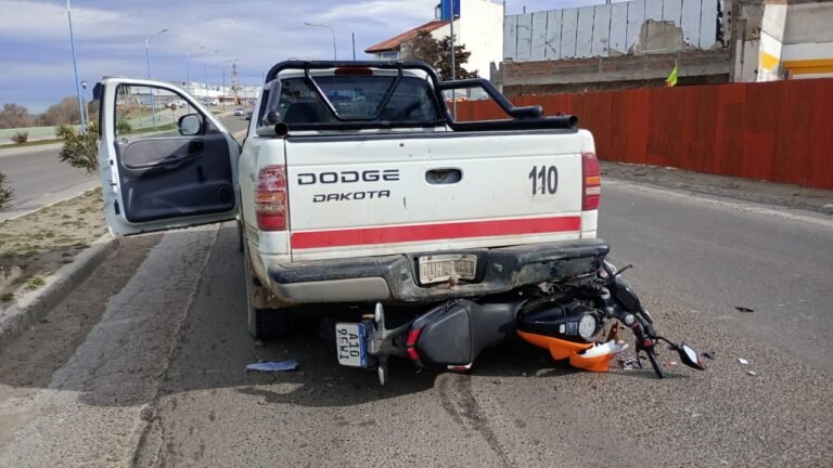 Falleció un motociclista tras fuerte accidente vial