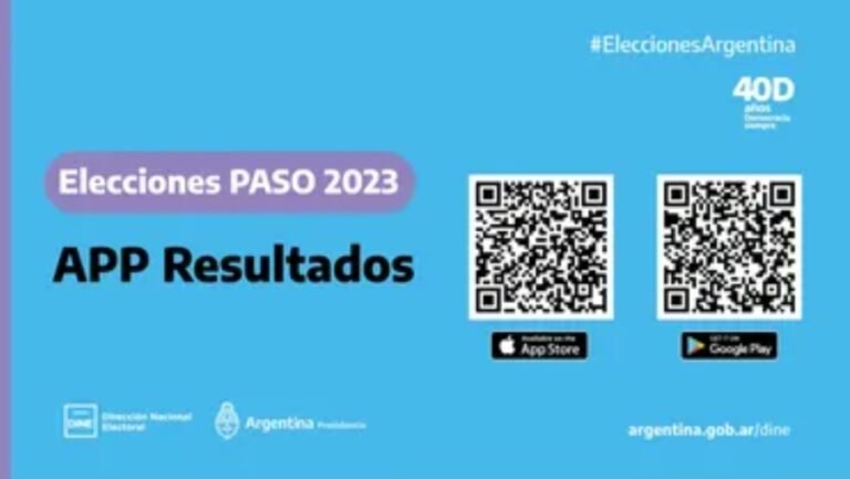 Cómo es la aplicación para seguir los resultados de las PASO desde el celular
