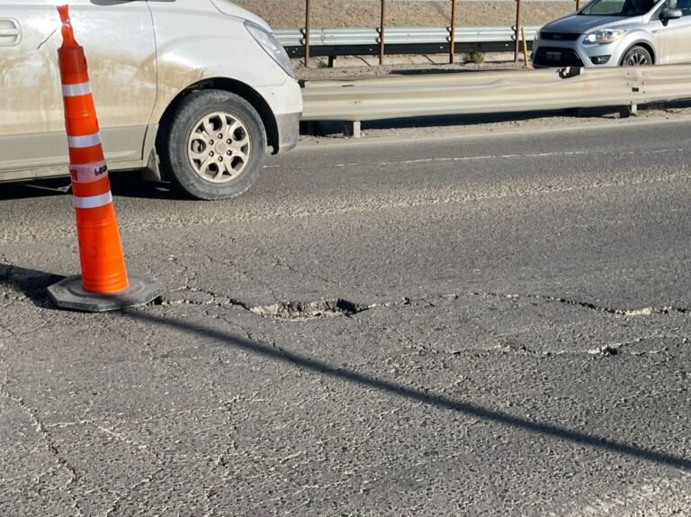 Grietas en Ruta 3: se interrumpe el tránsito para flota pesada