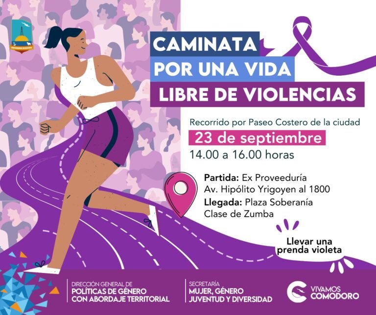 Organizan caminata “Por una vida libre de violencias”