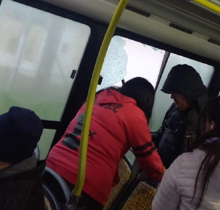 Apedrearon un colectivo de zona norte y los pasajeros quedaron varados hasta su reemplazo