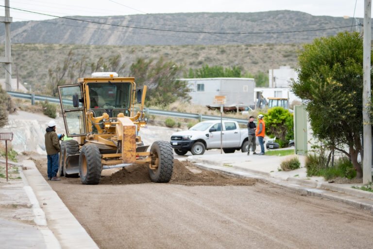 Avanza la obra de pavimentación urbana