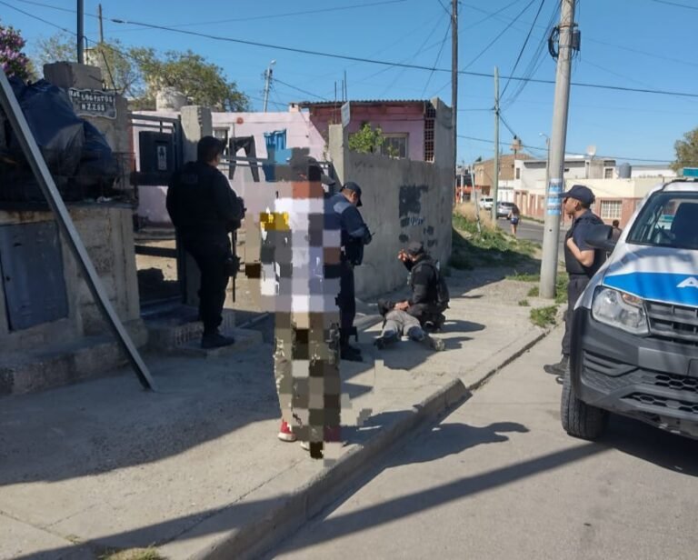 Detuvieron a conocido delincuente portando un arma calibre 38