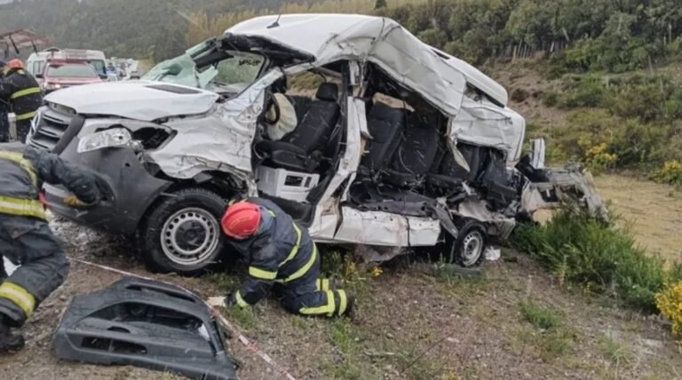 Accidente fatal en la Ruta 40: murió el conductor de la combi