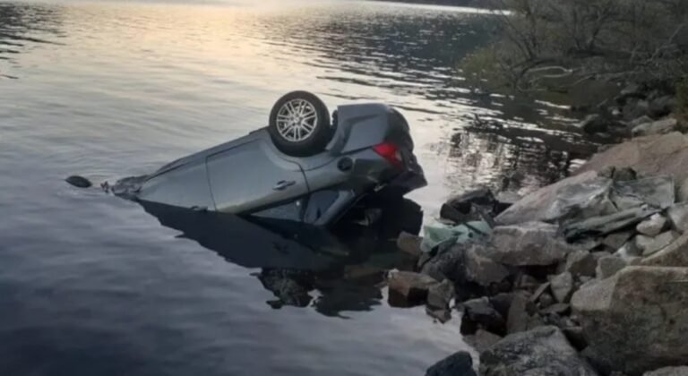 Tragedia: un joven murió tras despistar y caer desde 150 metros al lago Lácar