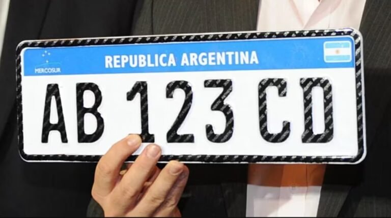Por la demora en la entrega de las chapas metálicas, el Gobierno autorizó a circular con patentes de papel