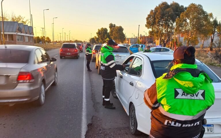 Más de 11 mil vehículos controlados durante este fin de semana largo de Navidad