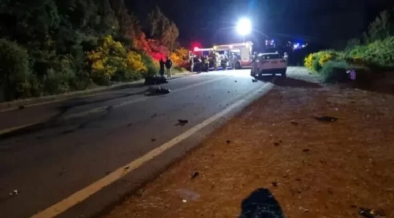 Motociclista falleció en un accidente al impactar con un vehículo