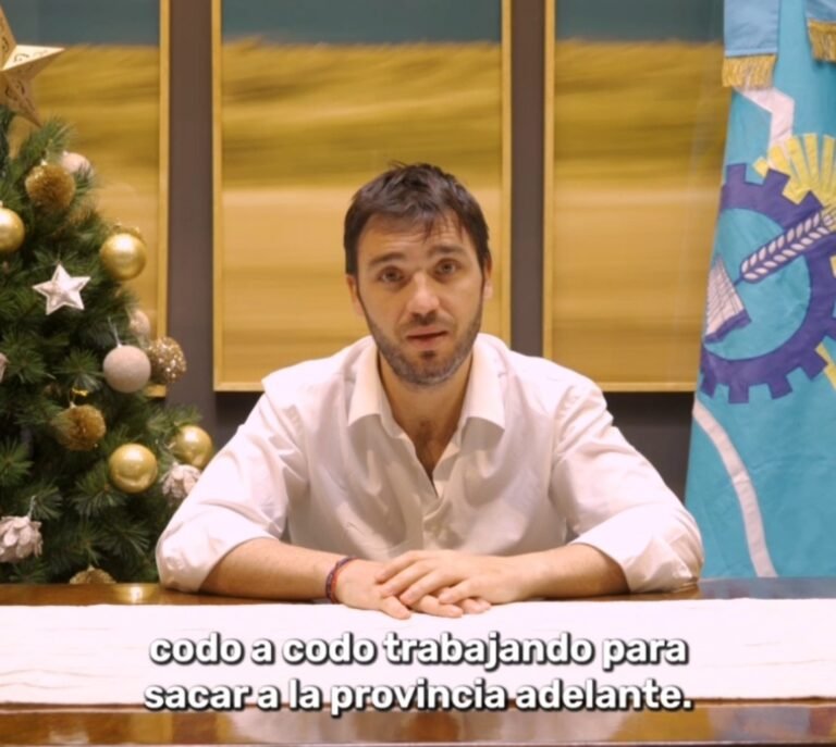 El Gobernador deseó felices fiestas a todos los vecinos de la provincia