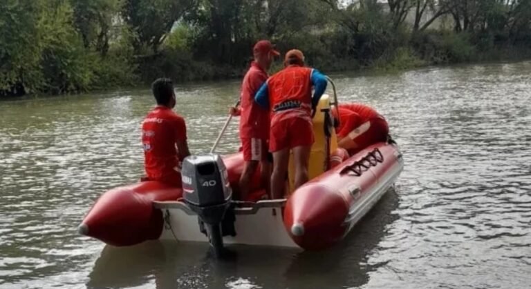 Quinto día de búsqueda del menor en el río Chubut