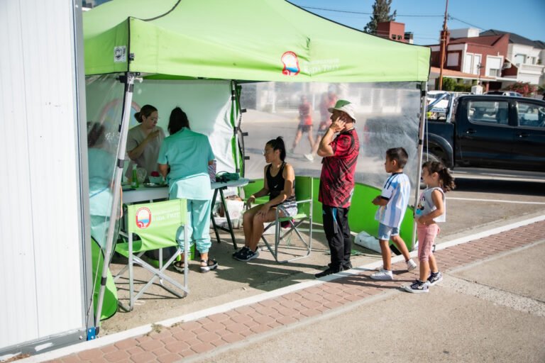 La carpa de salud de Rada Tilly estará presente en el Seven de Rugby