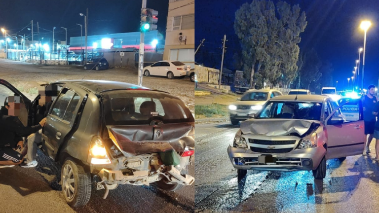 Fuerte choque en el barrio Mosconi: una mujer debió ser trasladada al hospital