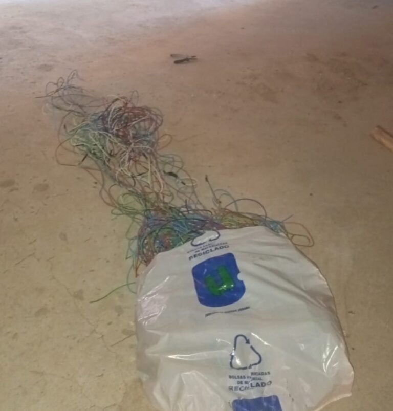 Detenido por robar cables en un obrador