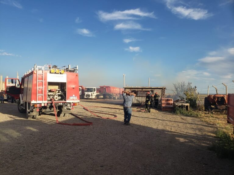 Explotó la cocina del trailer y el sereno sufrió quemaduras