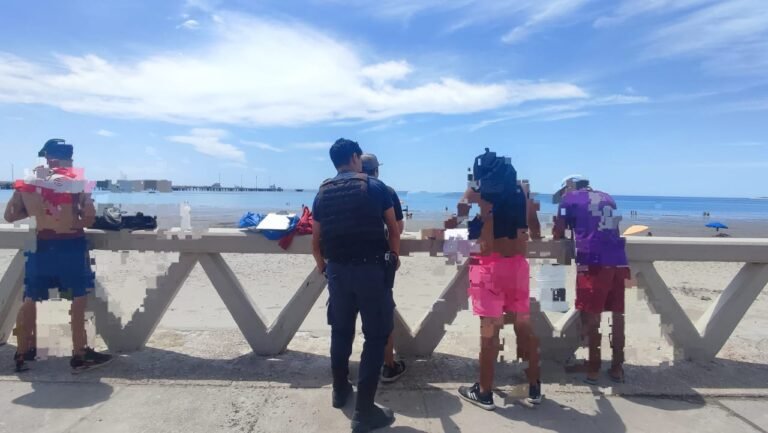 Estaban en la playa y los encontraron con mariahuana