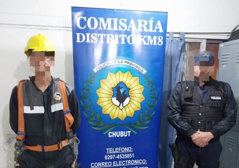 Atraparon a un hombre cuando intentaba robar cables del tendido eléctrico