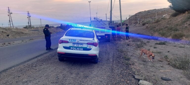 Intentaron robar parte de un balancín en un pozo petrolero y terminaron detenidos