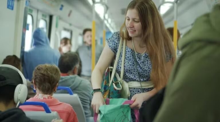 Ganó una beca para estudiar en Los Ángeles y canta ópera en el tren para juntar el dinero que le falta