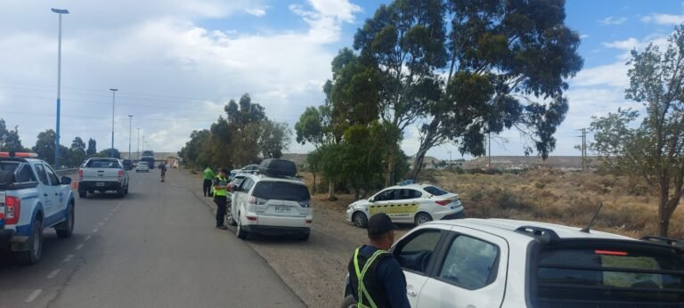 Comodoro: Se controlaron 735 vehículos y se realizaron 445 test de alcoholemia